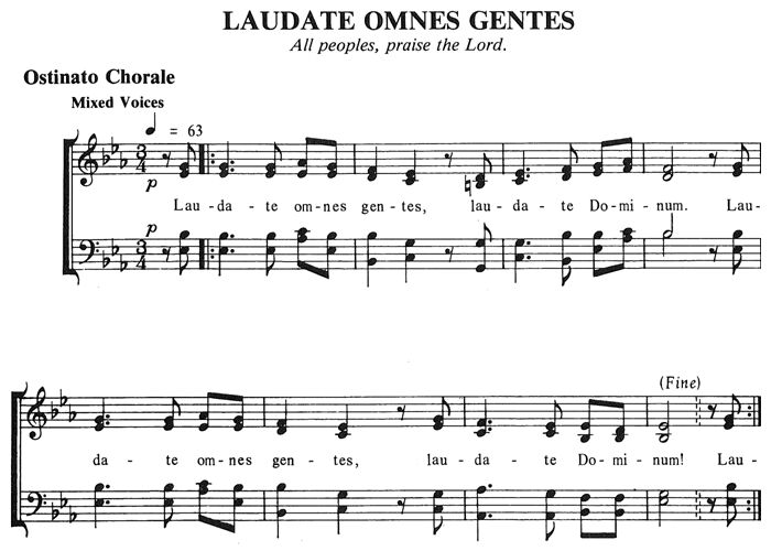 Laudate Omnes Gentes