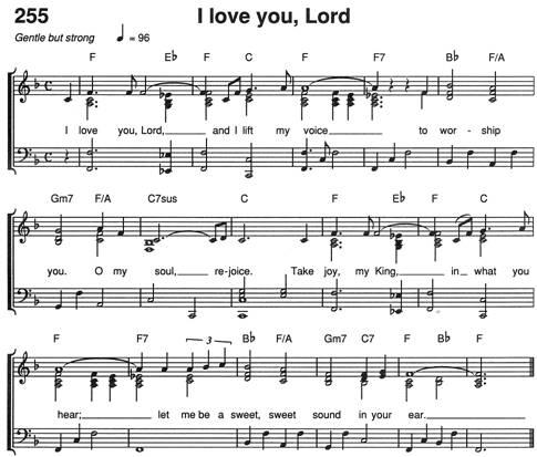 I love you Lord